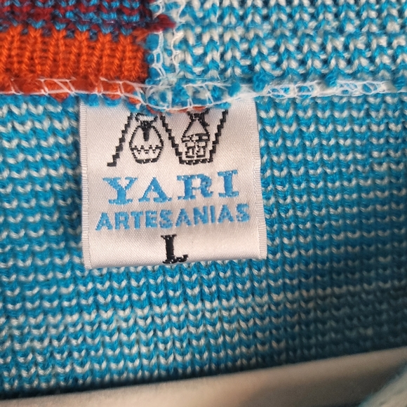 Yari Artesanias Wool Zipper Jacket size L - Picture 2 of 8